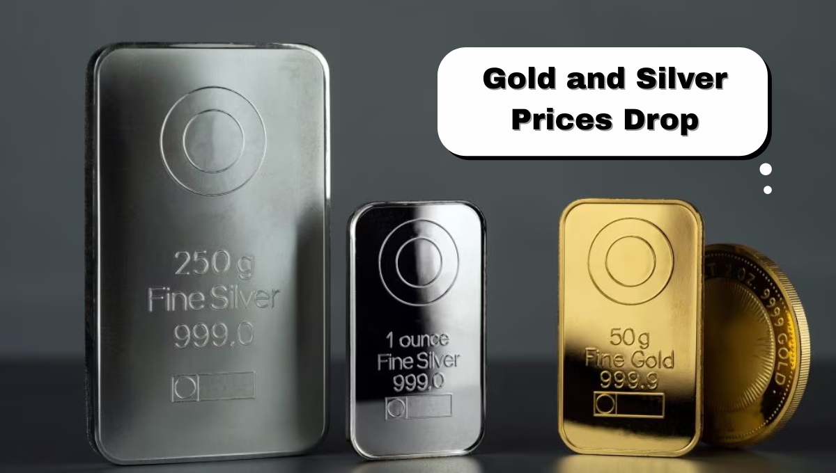 Gold and Silver Prices Drop: MCX Gold at ₹1,07,219, Silver at ₹1,24,058 Amid Dollar Strength