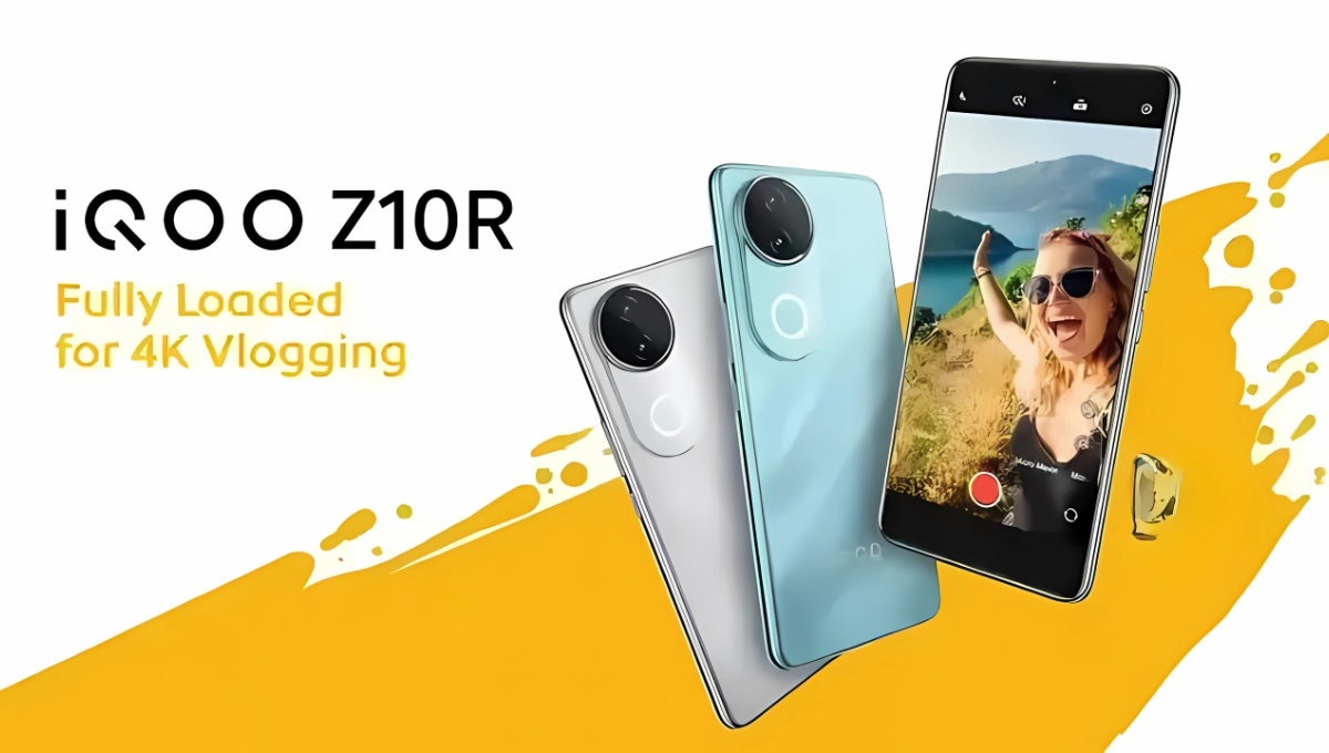 Vivo iQOO Z10R: 50MP कैमरा, 5700mAh बैटरी और दमदार फीचर्स, कीमत सिर्फ ₹22,999 से शुरू