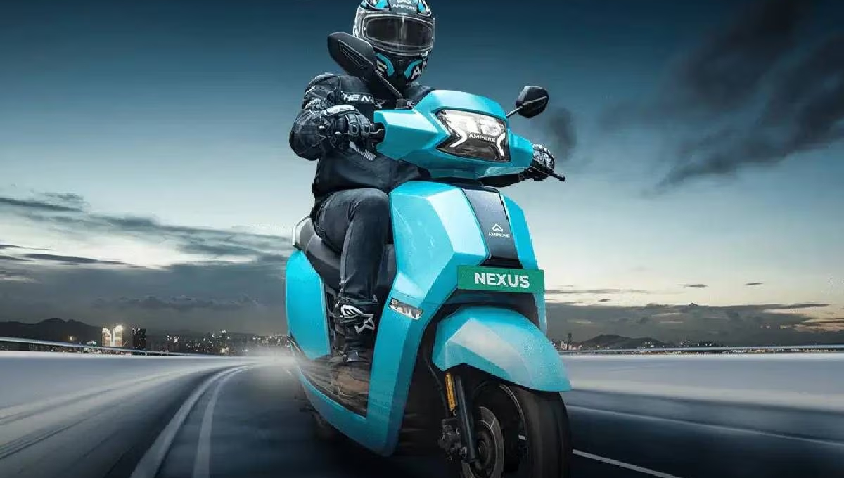 Ampere Nexus इलेक्ट्रिक बाइक 4 kW पावर, 100-105 KM रेंज और सिर्फ 3.3 घंटे में फुल चार्ज