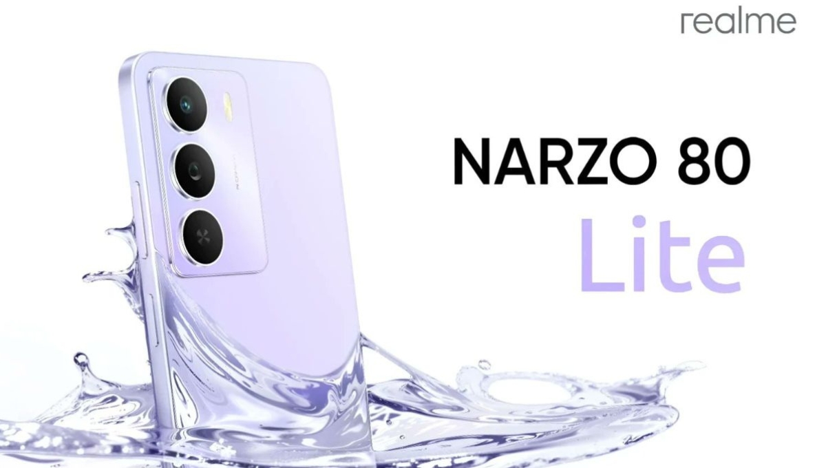 Realme Narzo 80 Lite 5G: 6000mAh बैटरी, 32MP कैमरा और 120Hz डिस्प्ले | कीमत सिर्फ ₹12,999 से