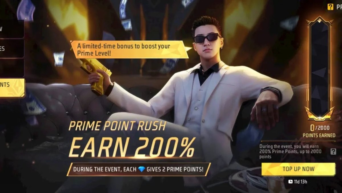 Double Prime Points Free Fire खिलाड़ियों के लिए नया रोमांचक इवेंट