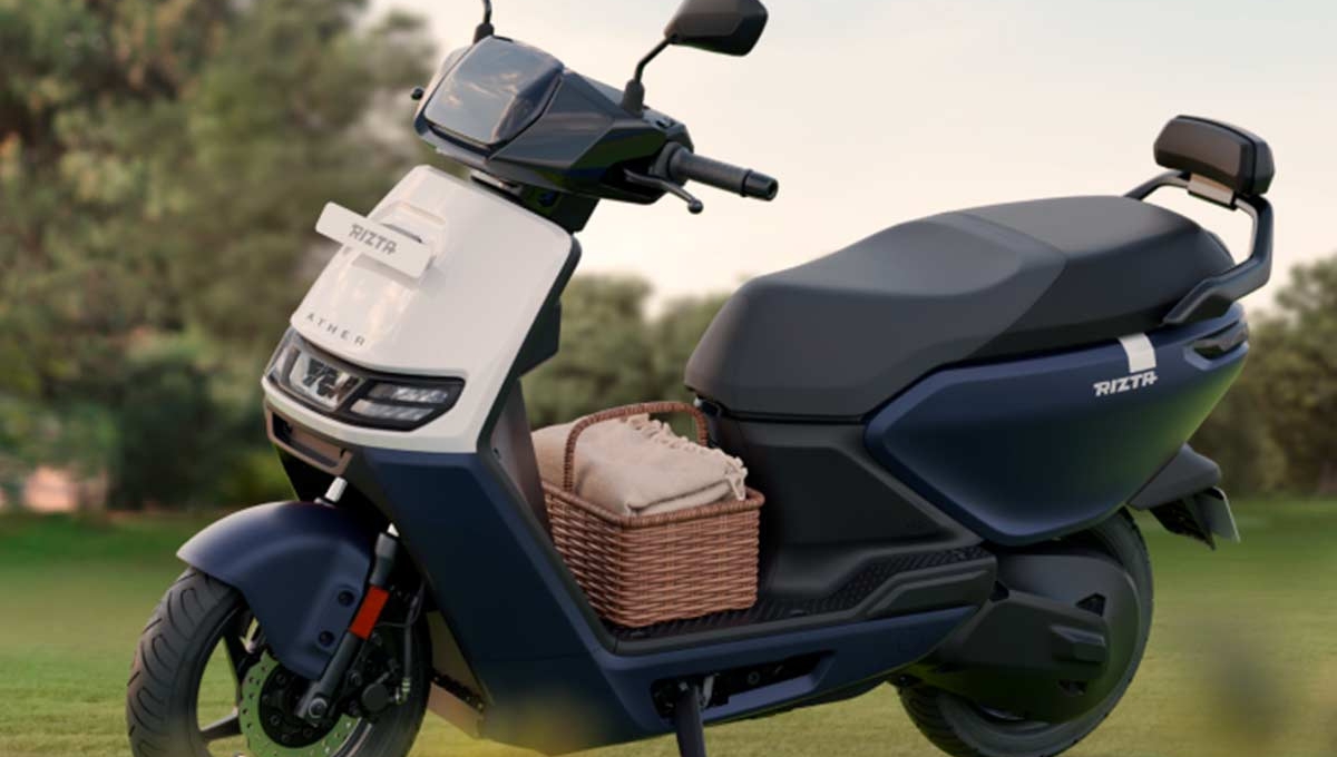 Ather Rizta स्कूटर: 4.3 kW पावर, LED लाइट्स और 3 साल वारंटी कीमत और फीचर्स