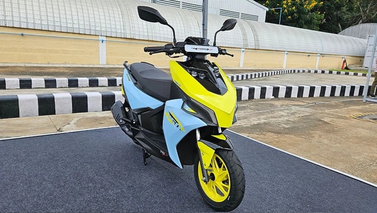 TVS Ntorq 150: दमदार फीचर्स और ₹1.34 लाख की कीमत में स्पोर्टी स्कूटर का नया अंदाज़