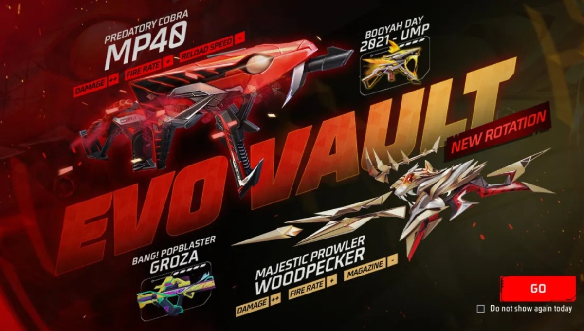 Free Fire: Evo Vault Event November 2025 नए Evo Gun Skins और धमाकेदार Rewards के साथ लौटा Booyah का मजा