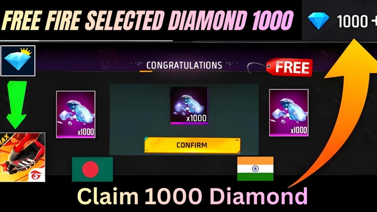 Free Fire Selected Diamond 1000