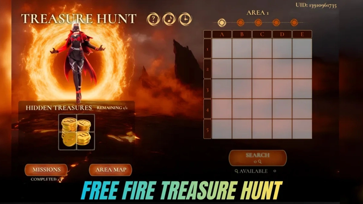FREE FIRE TREASURE HUNT