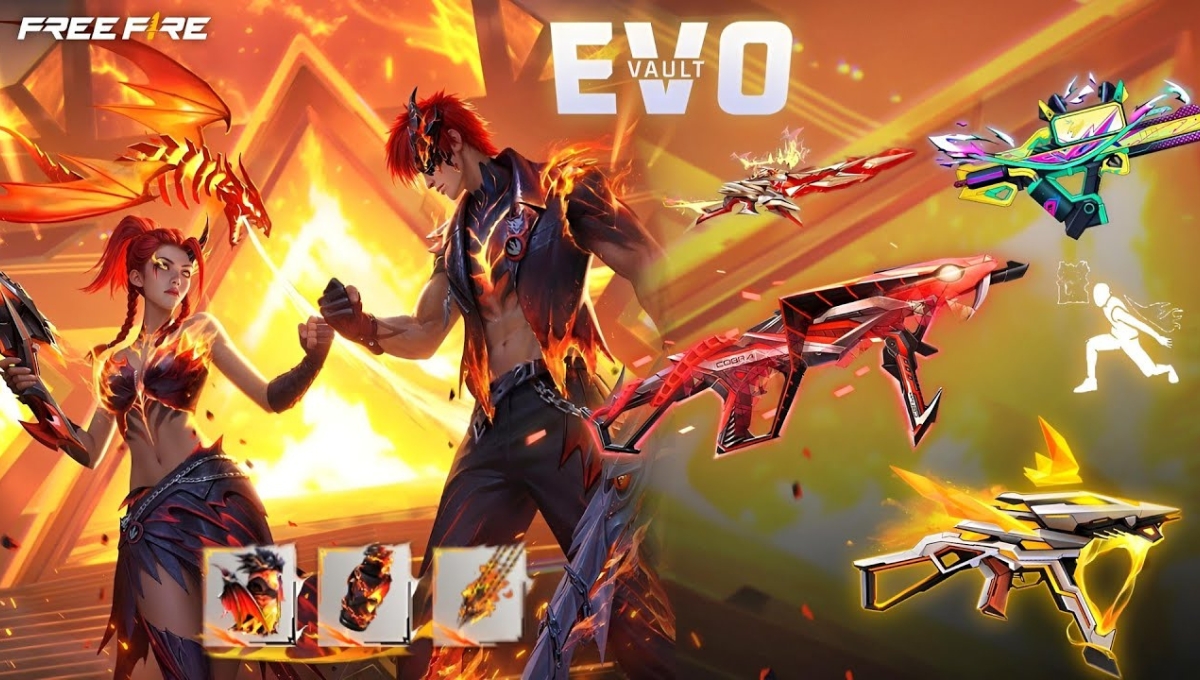 Free Fire: Evo Vault Event November 2025 नए Evo Gun Skins और धमाकेदार Rewards के साथ लौटा Booyah का मजा