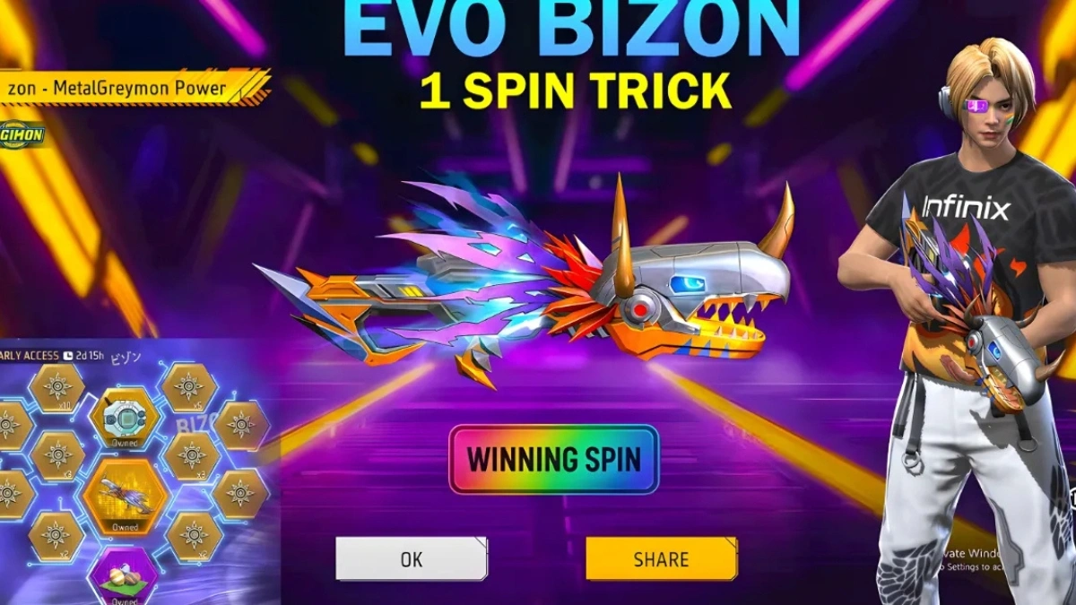 Free Fire Bizon Ring Trick