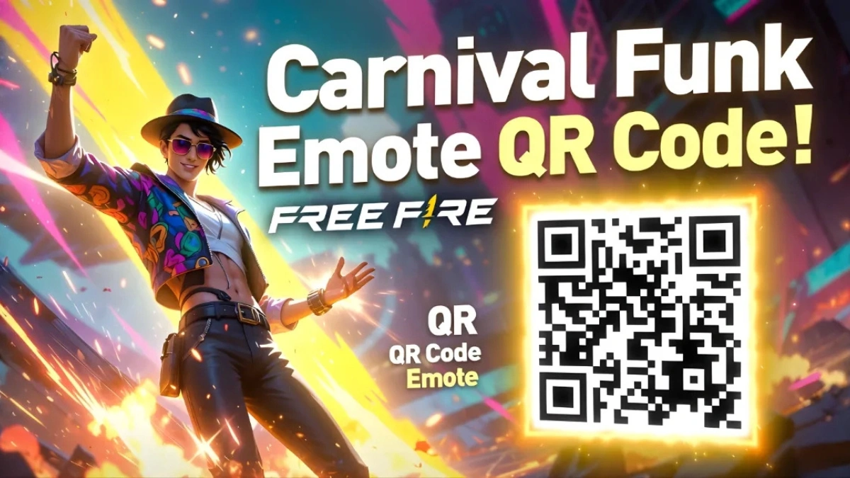 Free Fire Carnival Funk Emote QR Code