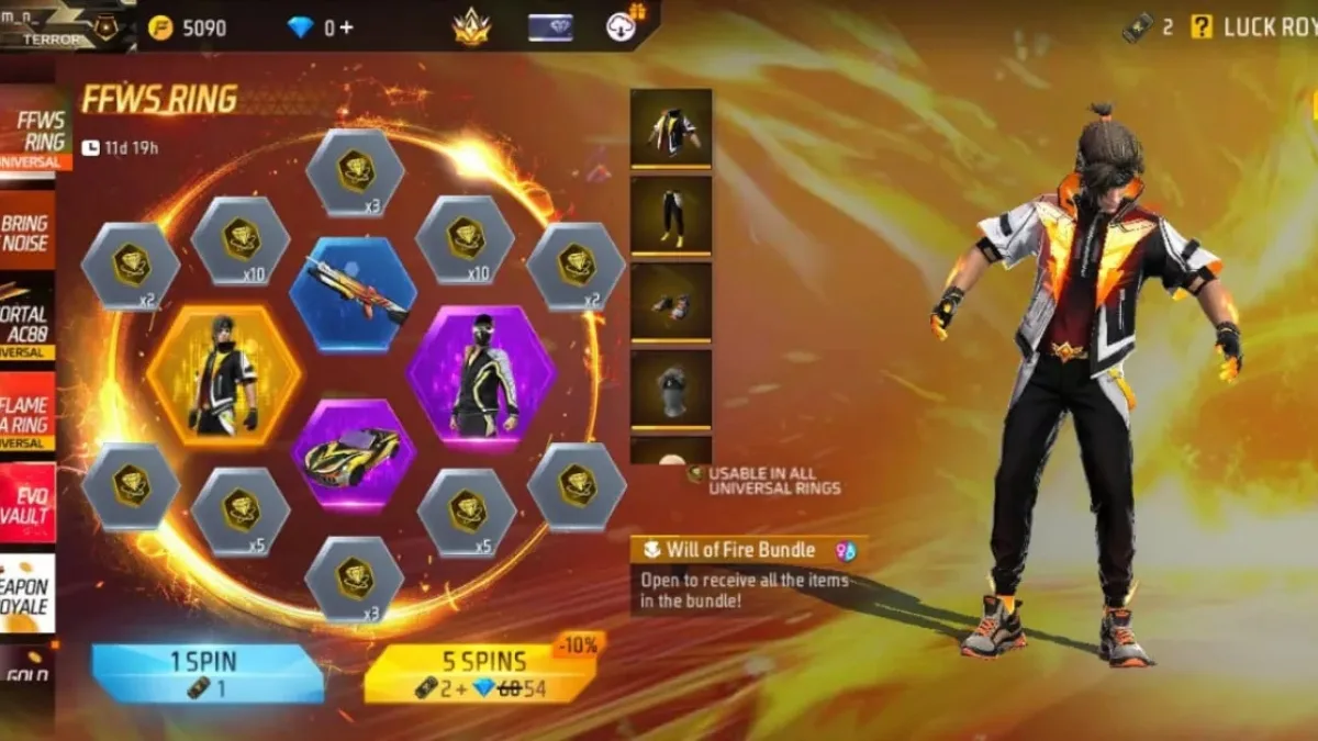 FFWS Ring Event 2025 Free Fire