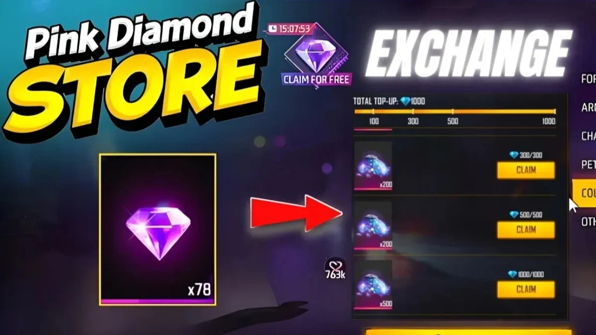 Pink Diamond Mission Free Fire