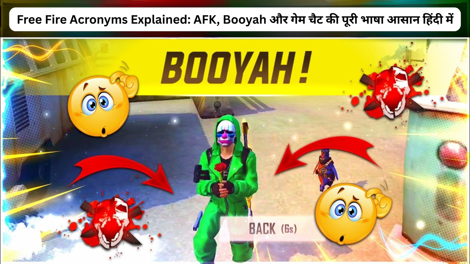 Free Fire Acronyms Explained: AFK, Booyah рдФрд░ рдЧреЗрдо рдЪреИрдЯ рдХреА рдкреВрд░реА рднрд╛рд╖рд╛ рдЖрд╕рд╛рди рд╣рд┐рдВрджреА рдореЗрдВ