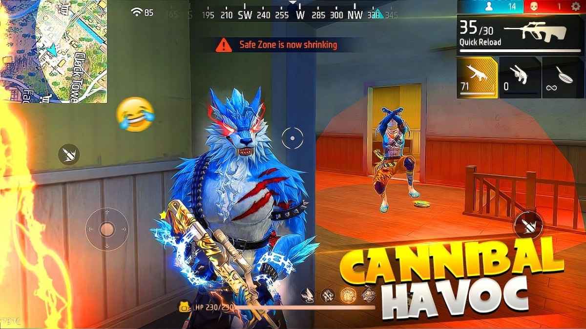 Free Fire Cannibal Havoc Bundle