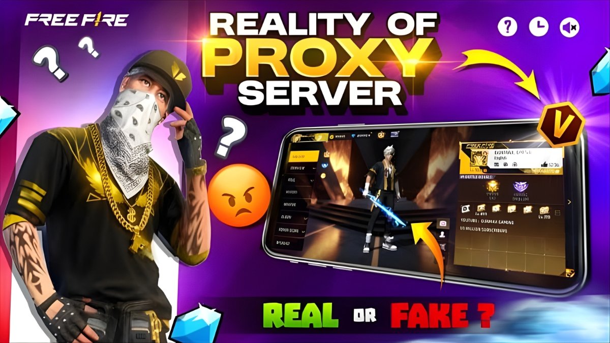 Free Fire Players ध्यान दें: Proxy Server Download APK की reality