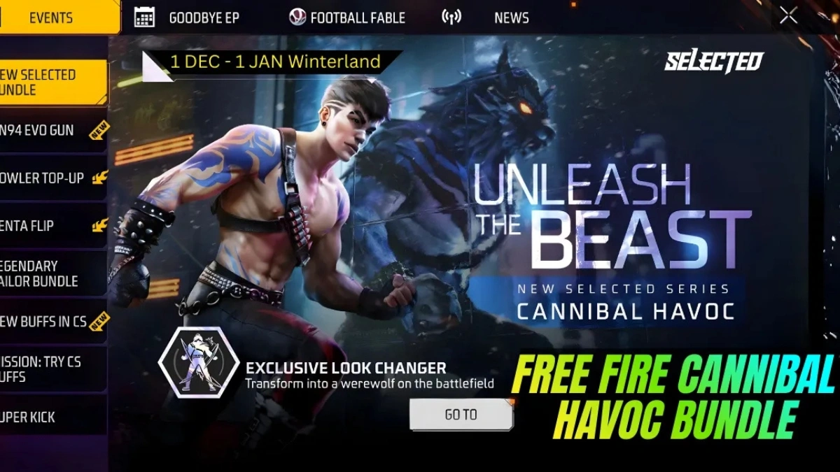 Free Fire Cannibal Havoc Bundle