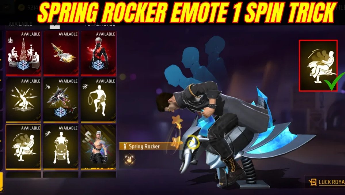 Free Fire Spring Rocker Emote