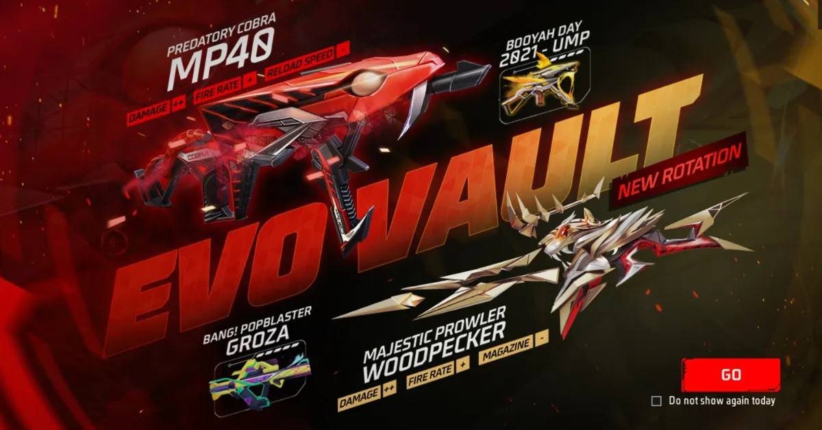 Free Fire O Vault Event में 1000 Diamond का सच: Evo Gun मिली या सिर्फ डायमंड उड़े?