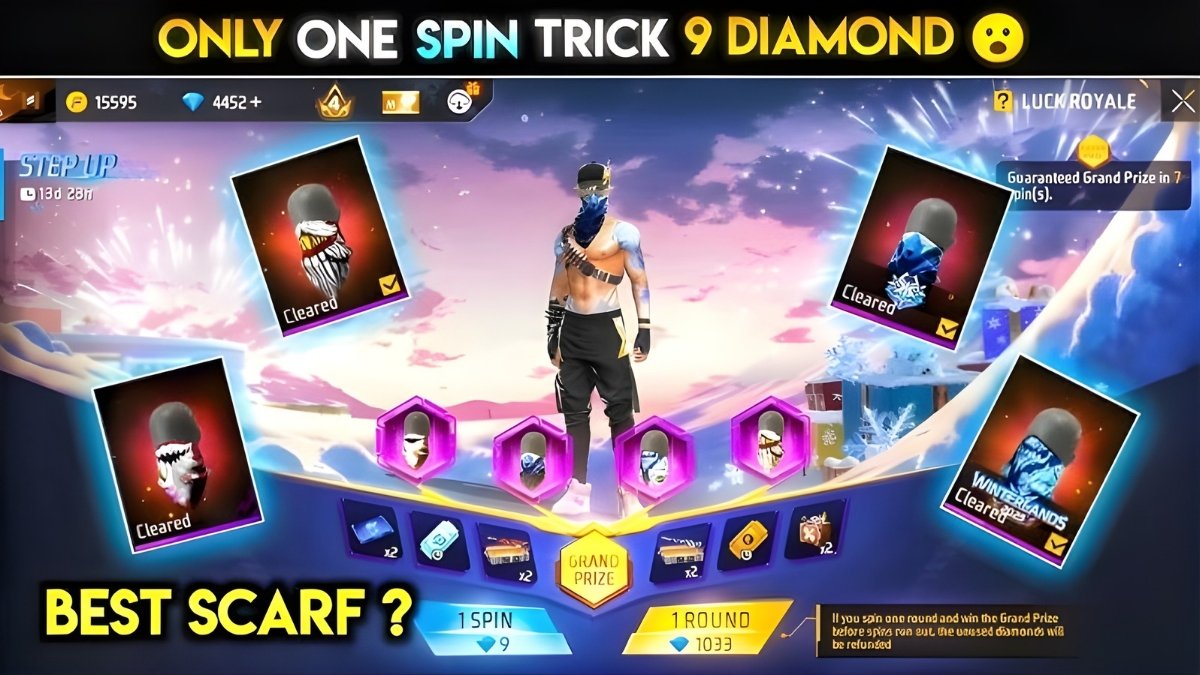 Free Fire Premium Bundle One Spin Trick