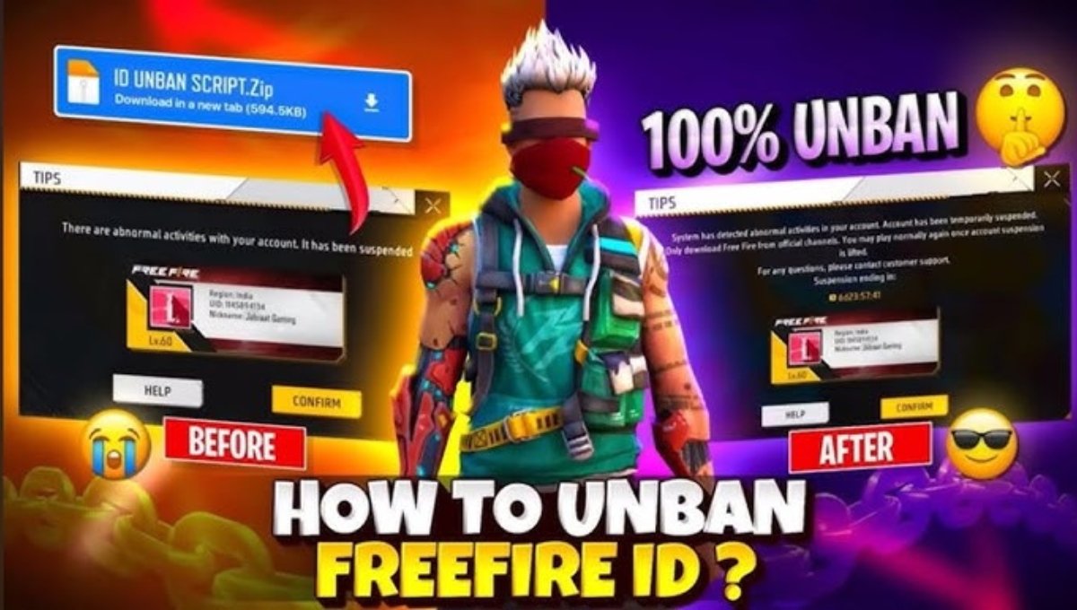 Free Fire ID Ban Remove Trick
