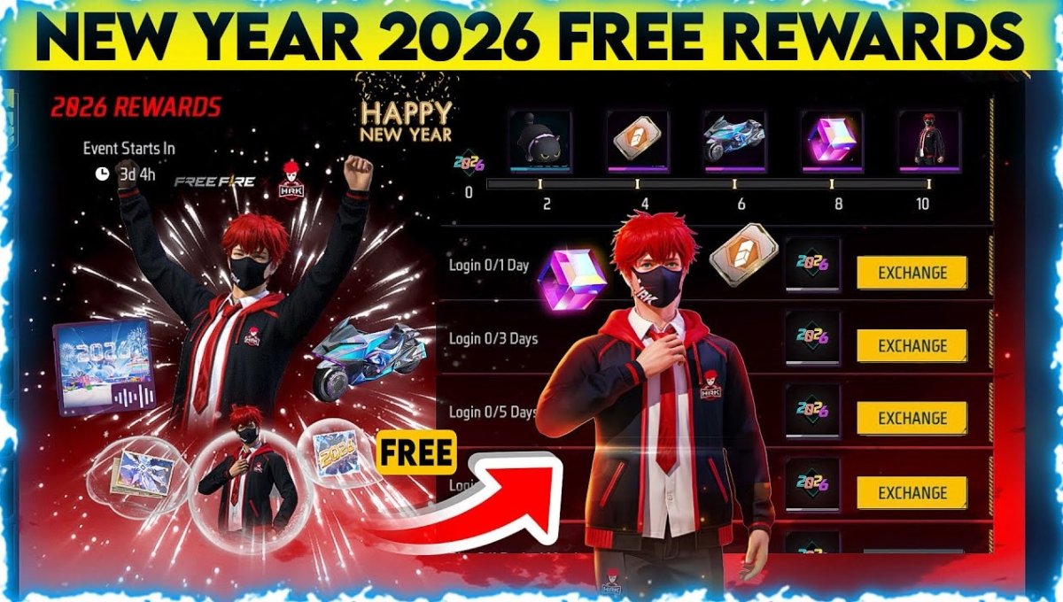 Free Fire New Year Event
