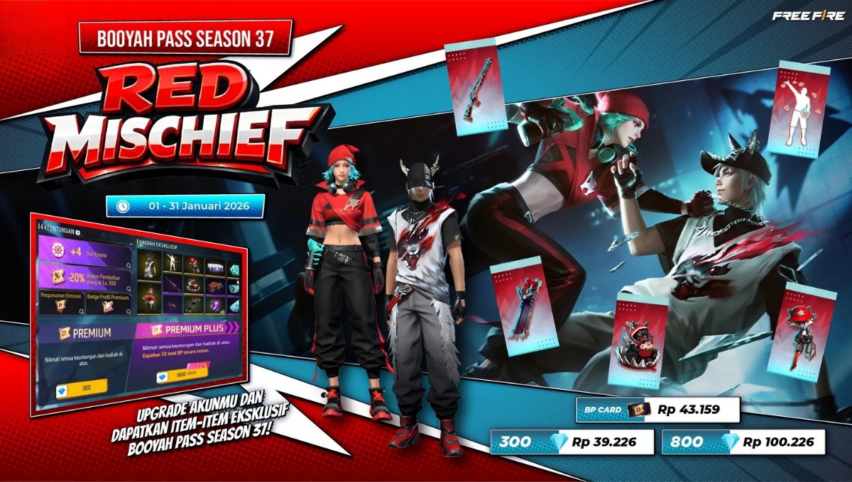 Red Mischief Booyah Pass Ring