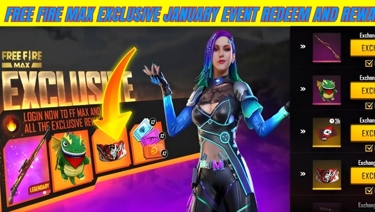 Free Fire Max Exclusive January Event