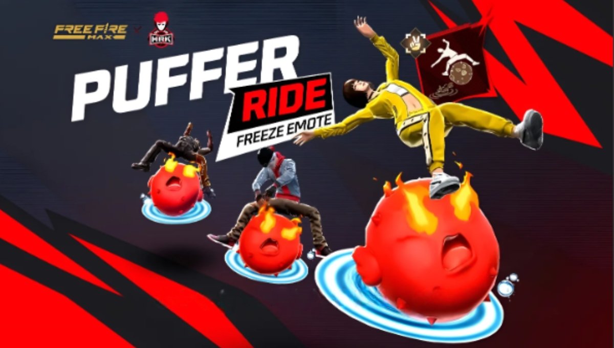 Free Fire Puffer Ride Freeze Emote