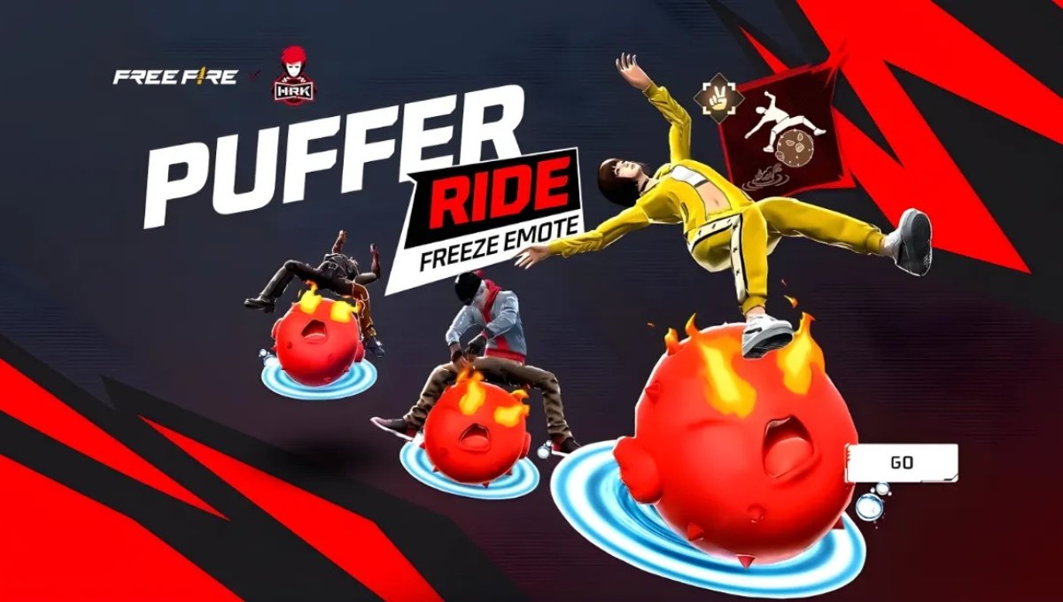 Free Fire Puffer Ride Freeze Emote
