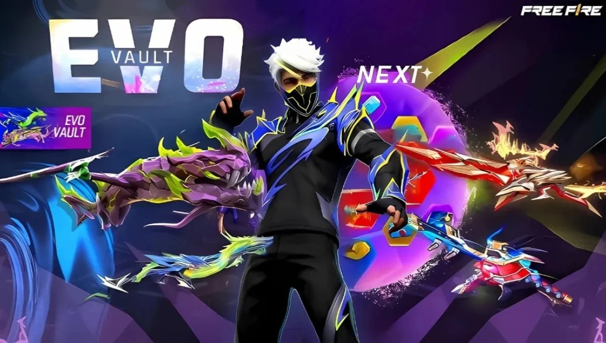 Free Fire Evo Vault Gun Skins QR Code