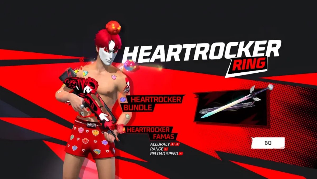 Free Fire Heartrocking Ring Event