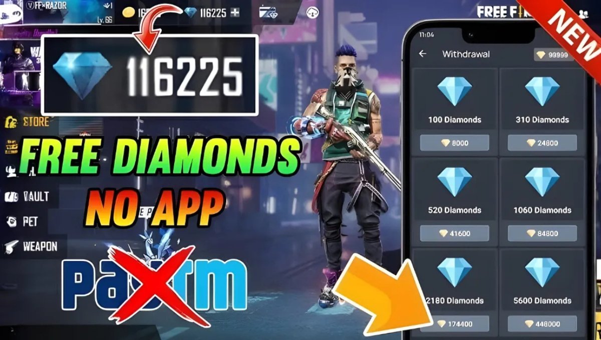 Free Fire Diamond Trick