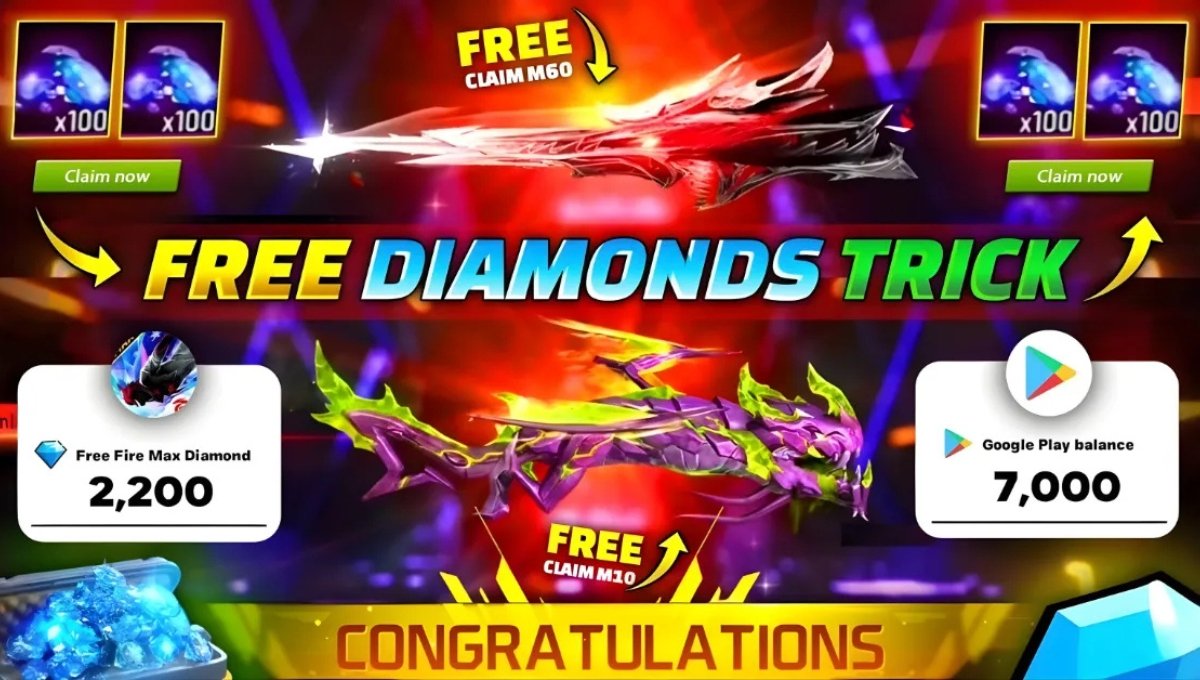 Free Fire Free Diamonds Trick