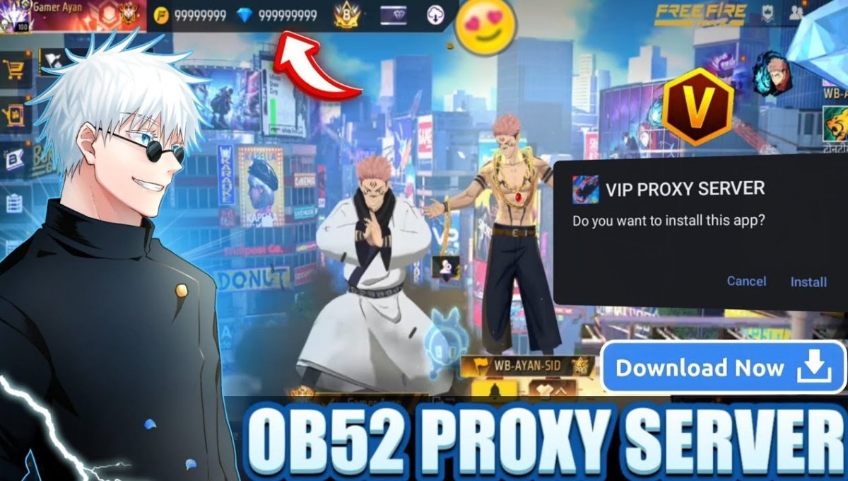 VIP Proxy Server Free Fire OB52