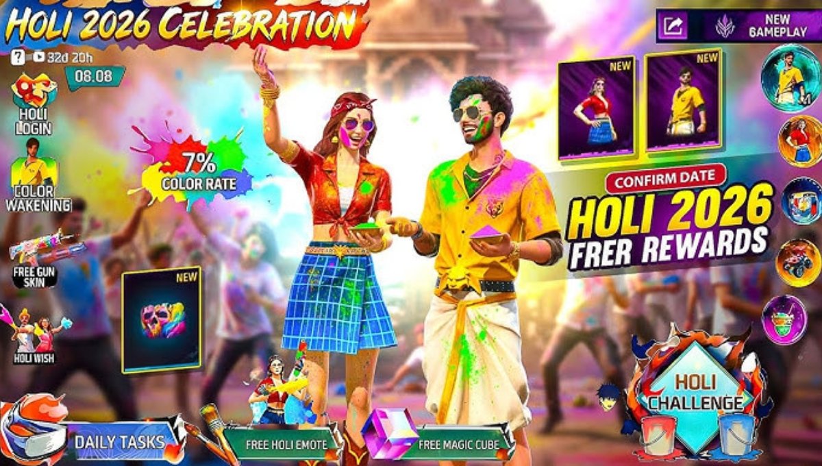 Free Fire Holi Event 2026