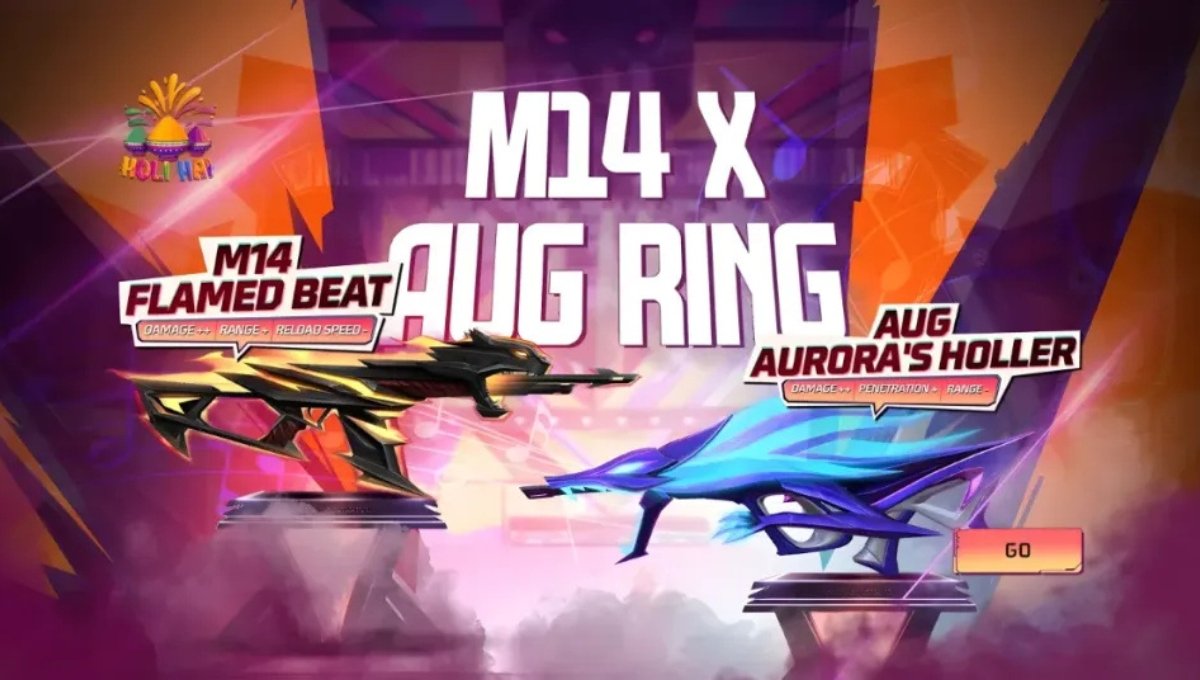 Free Fire M14 x AUG Ring Event 2026