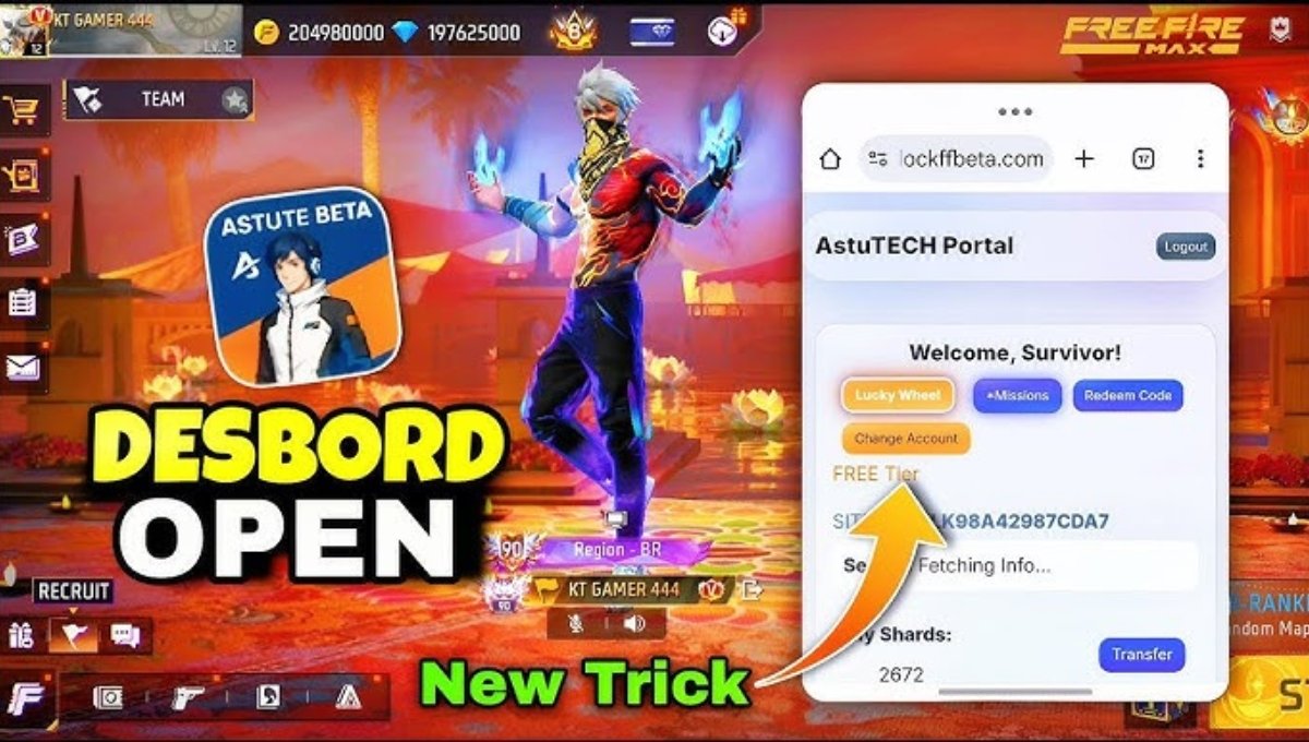 Free Fire Beta Server account