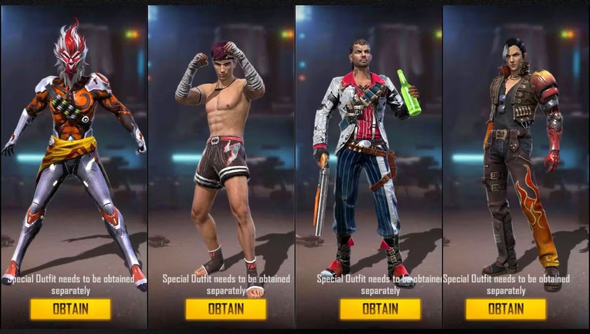 Free Fire Best Character for Rank Push