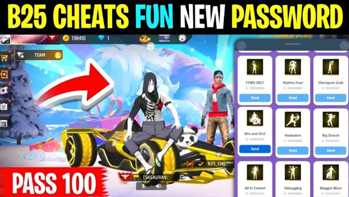 Free Fire B25 Cheats Login Android