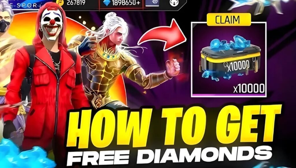 Free Fire 10000 Diamond Tricks