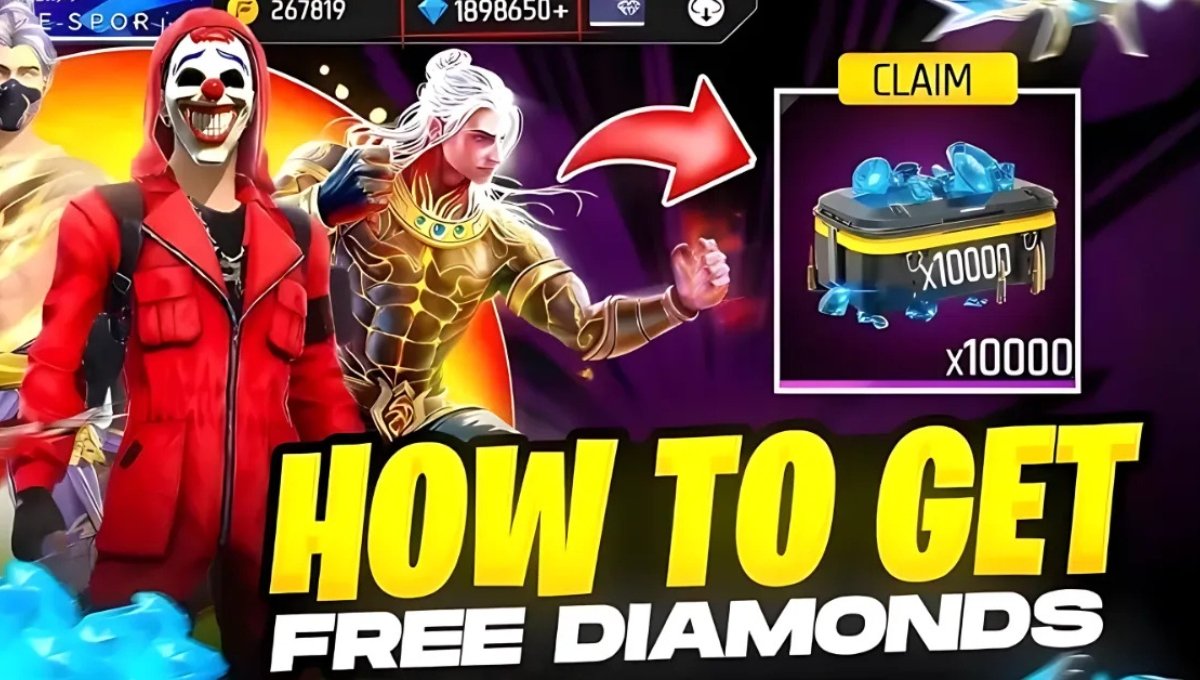 Free Fire 10000 Diamond Tricks