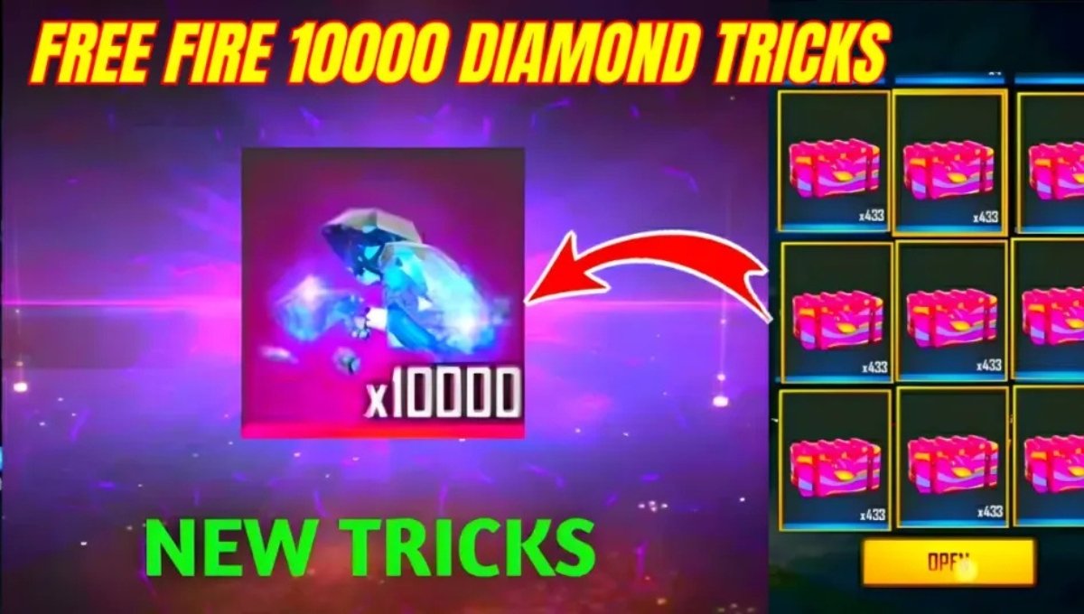 Free Fire 10000 Diamond Tricks