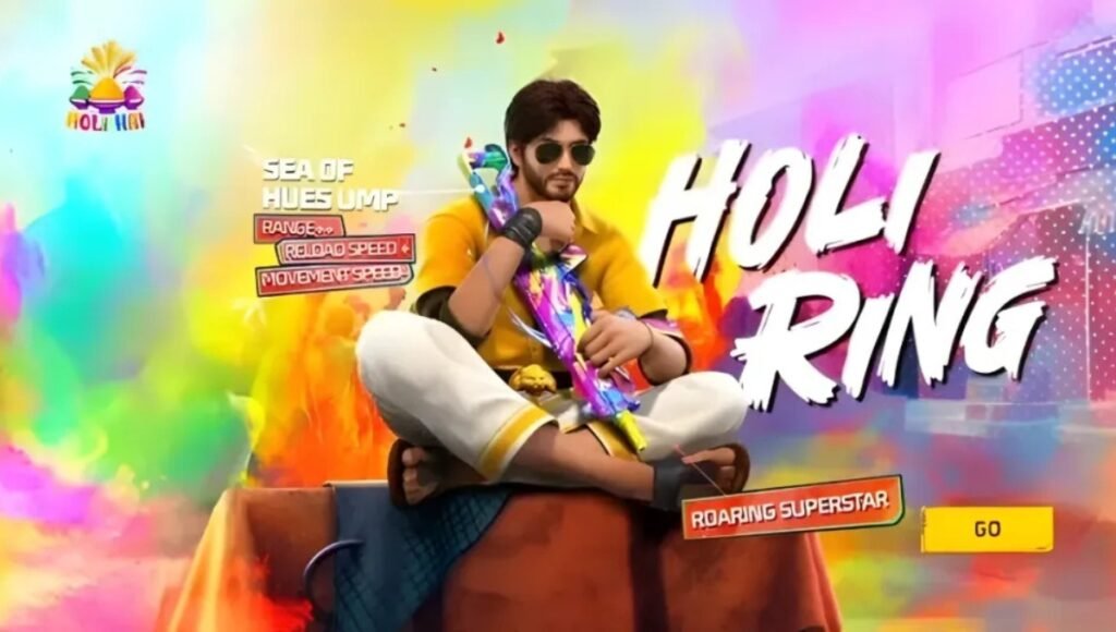 Free Fire Holi Ring Event