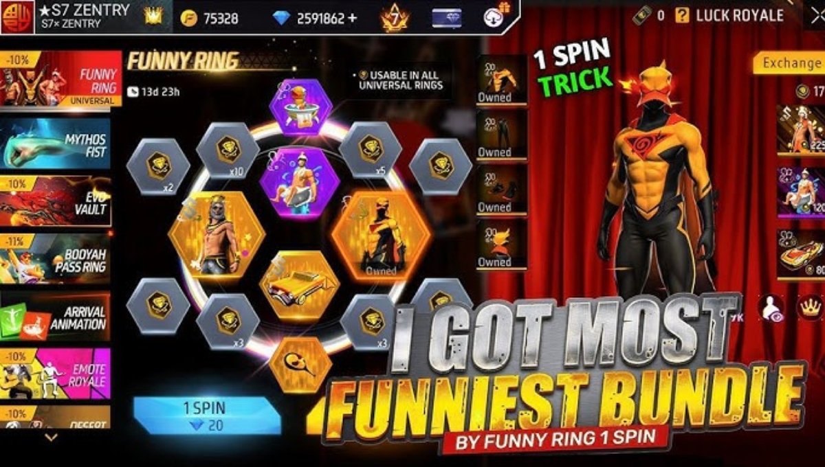 Free Fire Funny Ring Event