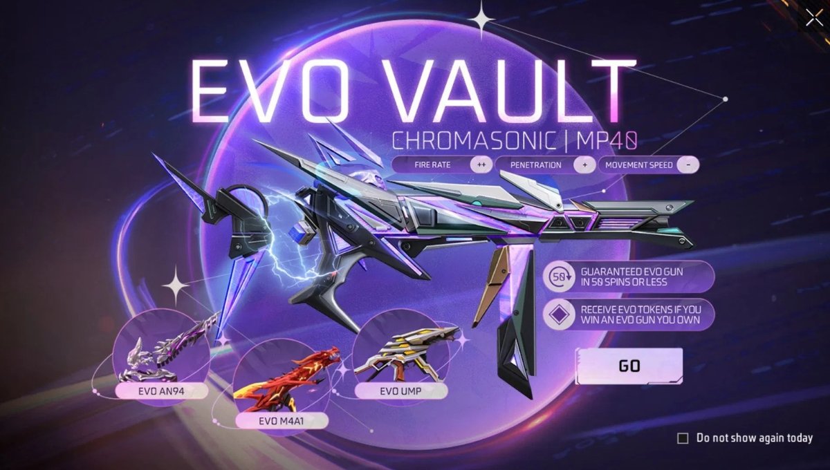 Free Fire Evo Vault Event